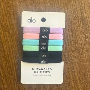 Alo Yoga Untangled Hair Tie 6-Pack Pastel Set